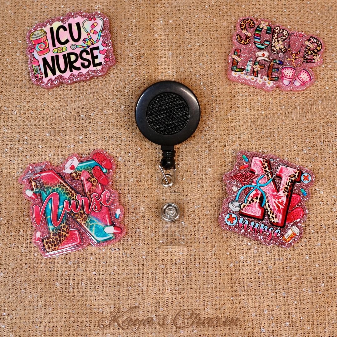 Badge Reel Bundle - ICU Nurse