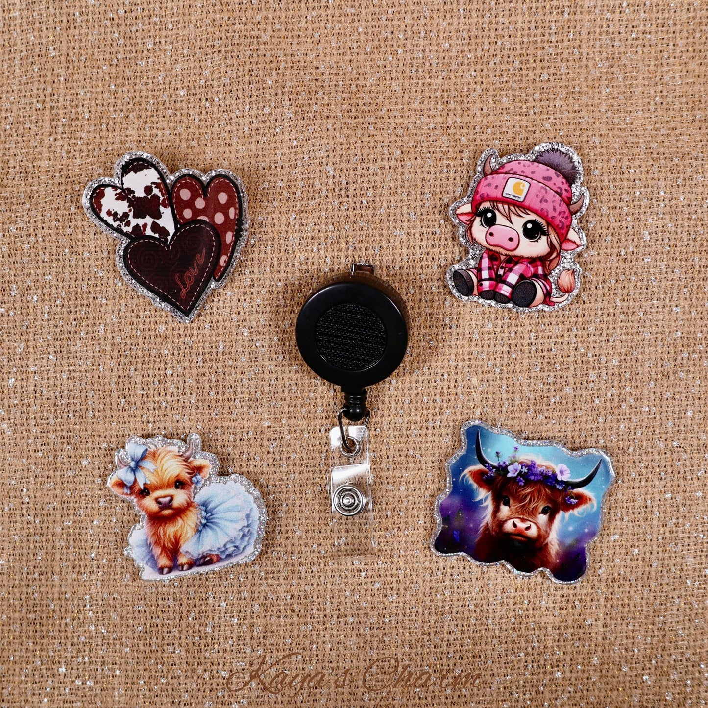Badge Reel Bundle - Cow