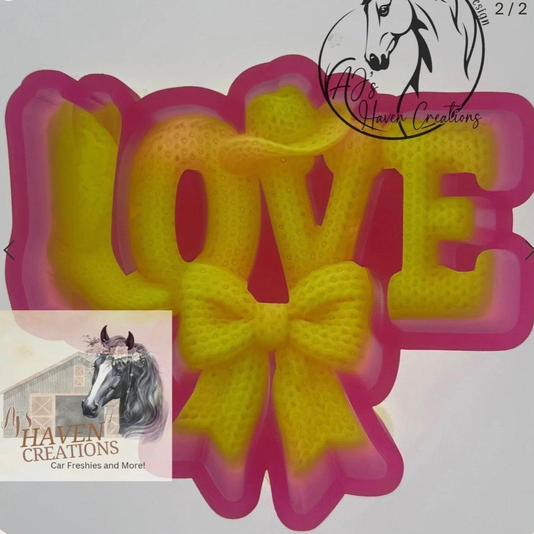 Crochet Love 3D - Freshie