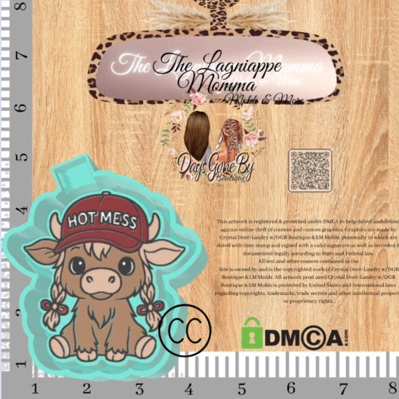 Hot Mess Cow - Freshie