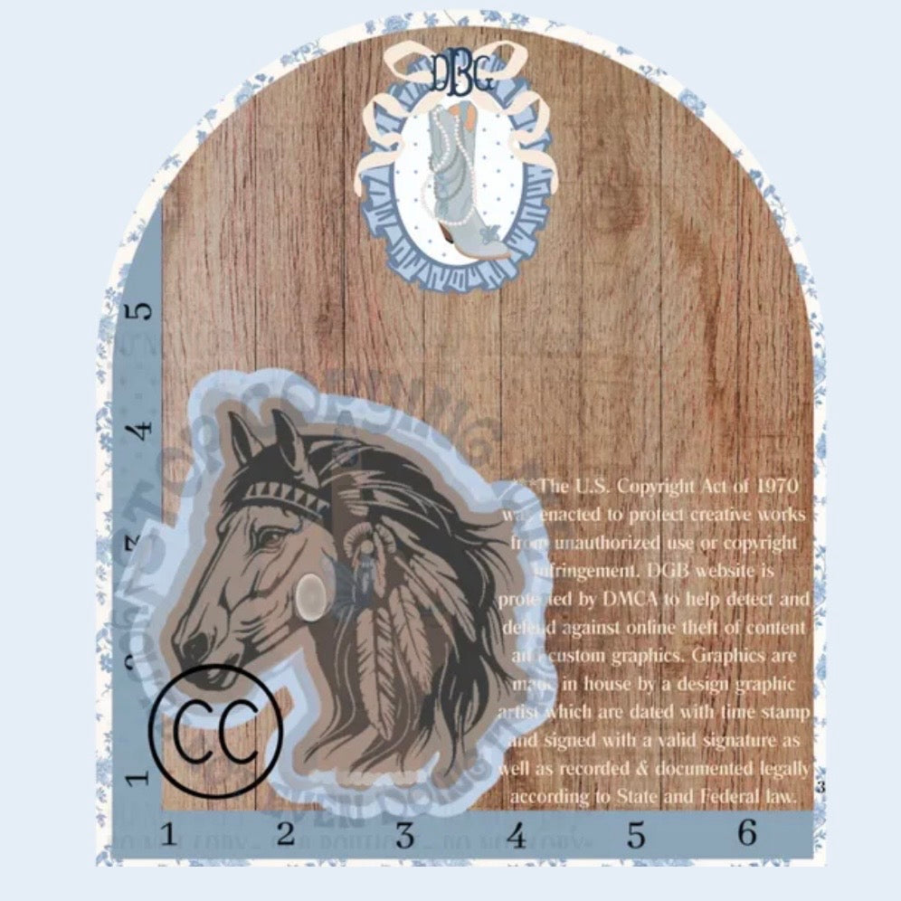 Tribal Horse - Freshie