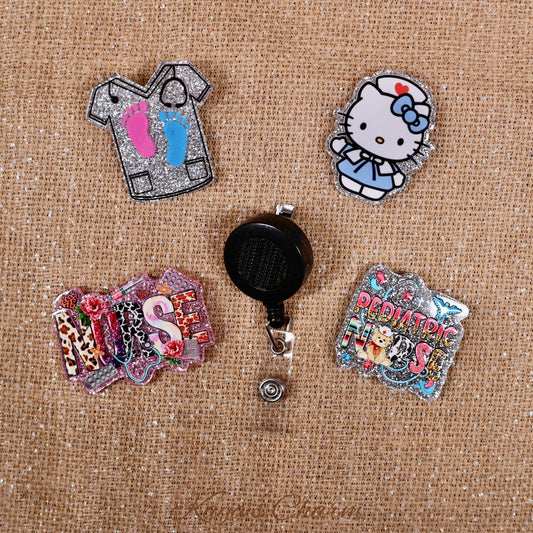 Badge Reel Bundle - Pediatric Nurse