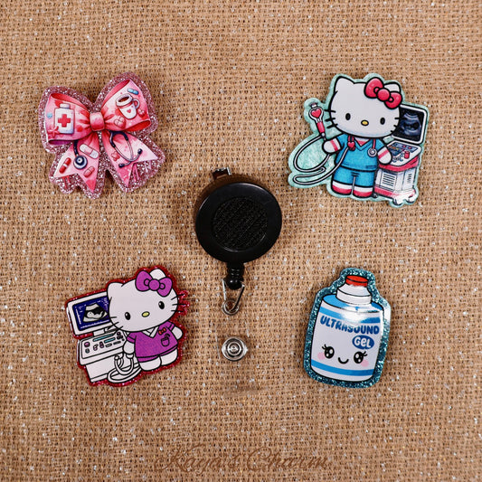 Badge Reel Bundle - Ultrasound Tech