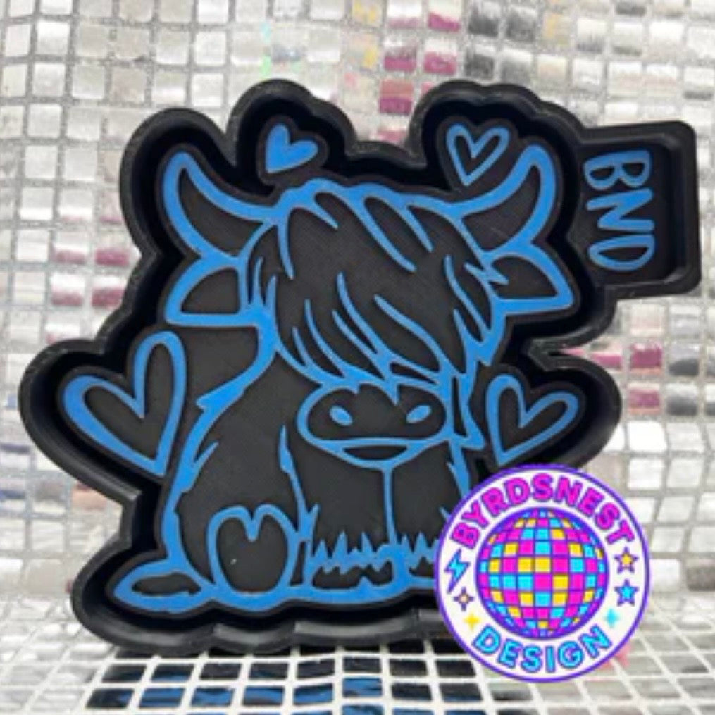 Valentine Highland Cow - Freshie