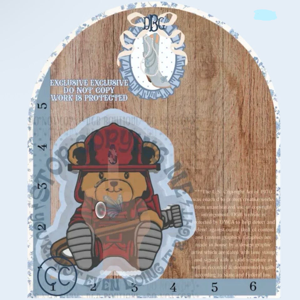 Fireman Bear - Freshie