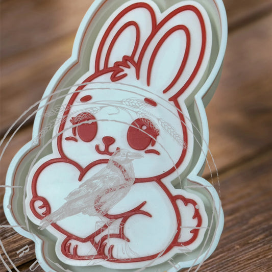 Rabbit w/Heart - Freshie