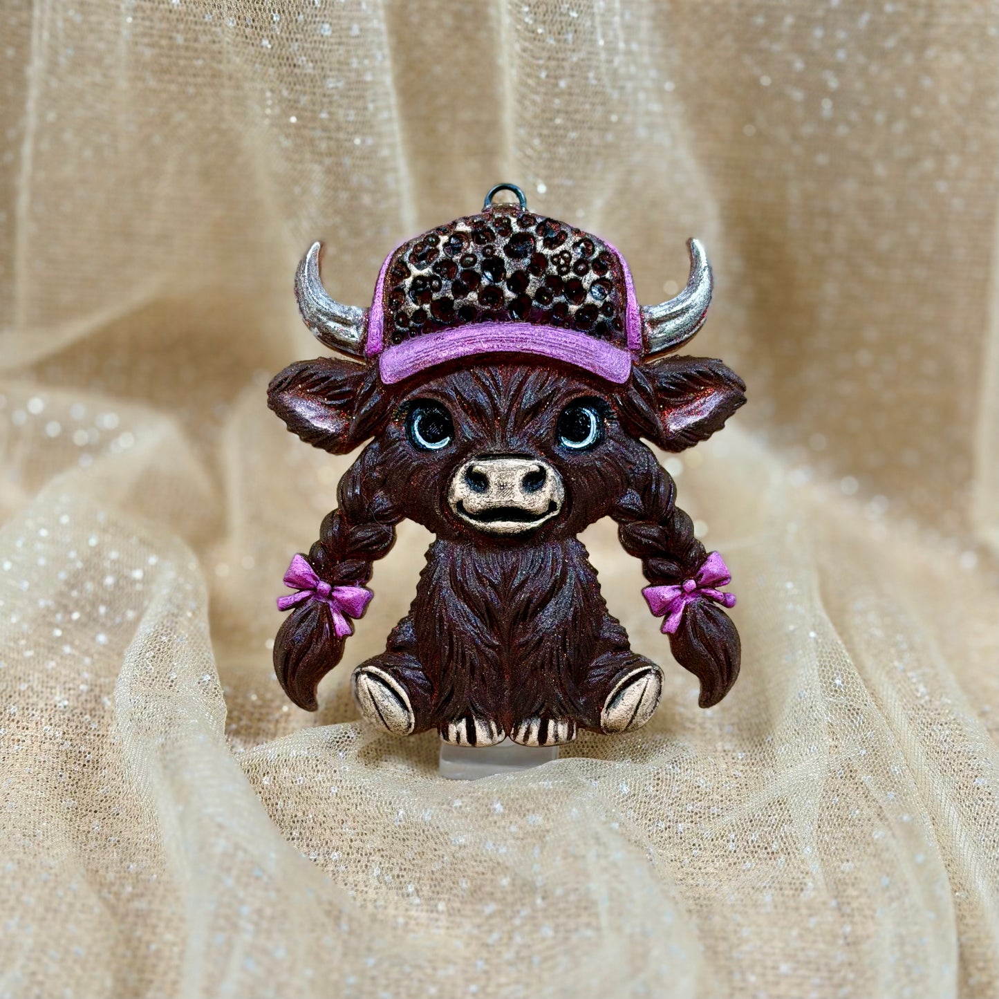 Cheetah Hat Cow 3D - Freshie