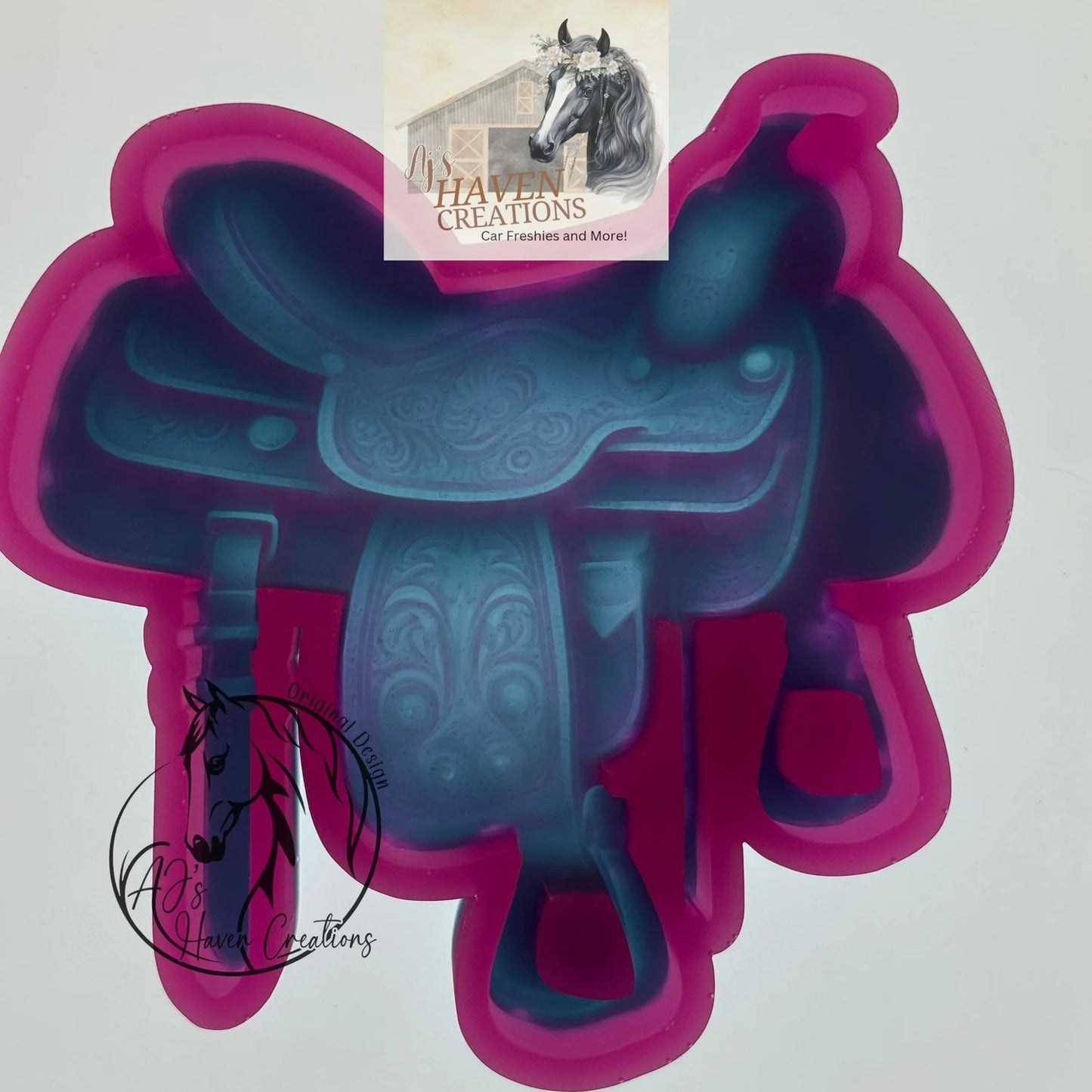 Tooled Western Saddle - Freshie