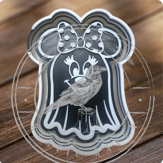 Halloween Ears w/Bow Ghost - Freshie