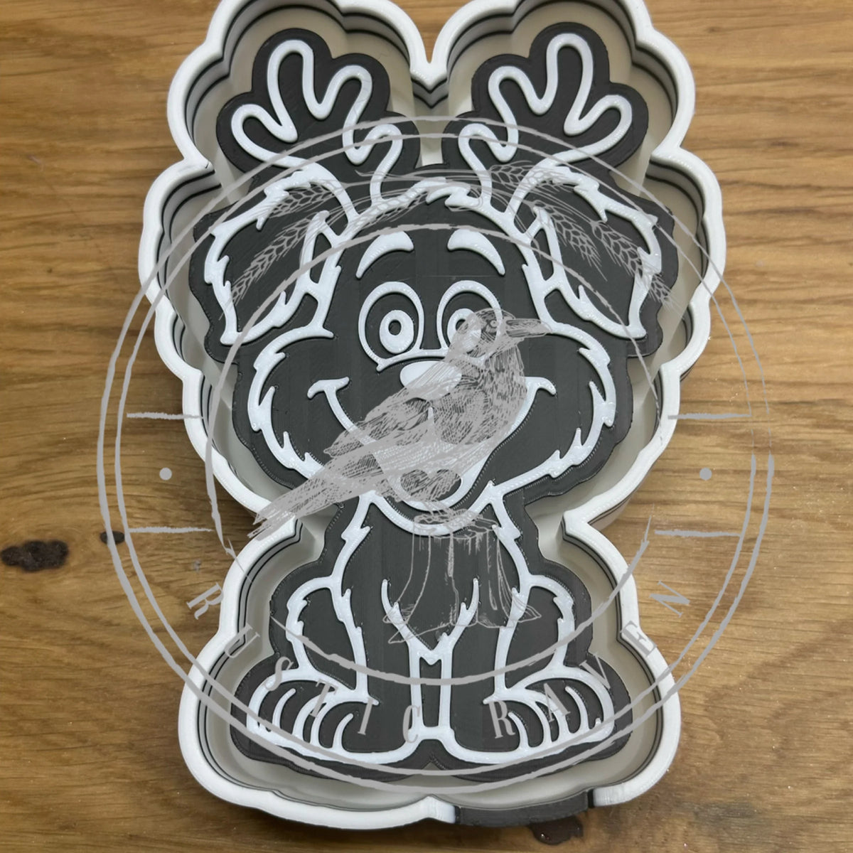 Dog w/ Antlers - Freshie