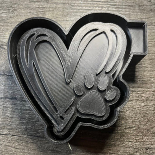 Heart / Paw Print - Freshie