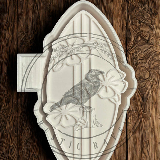 Surfboard w/ Hibiscus Flowers - Freshie