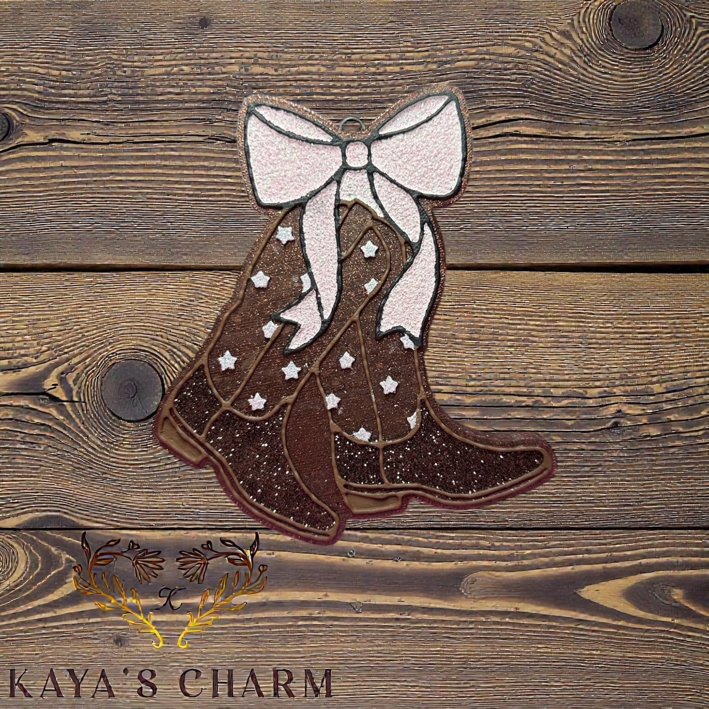 Cowboy Boots w/ Bow - Freshie
